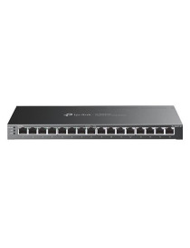 TP-LINK (TL-SG2016P) JetStream 16-Port Gigabit Smart Switch with 8-Port PoE+  Centralized Management