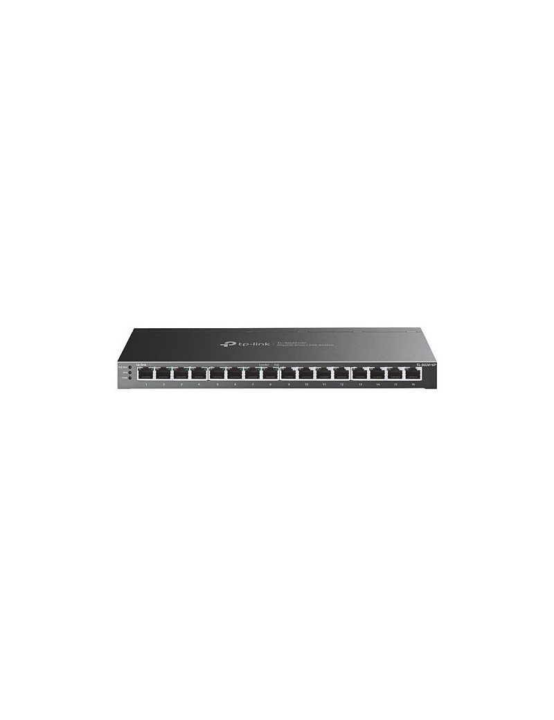 TP-LINK (TL-SG2016P) JetStream 16-Port Gigabit Smart Switch with 8-Port PoE+  Centralized Management