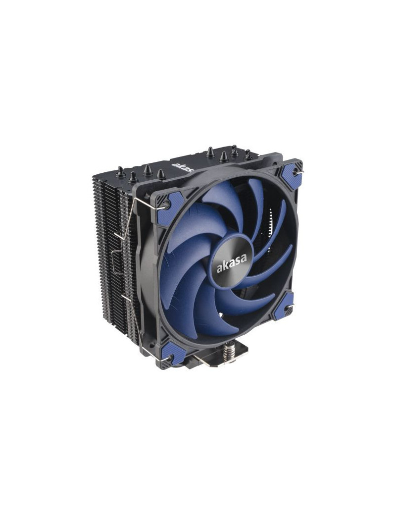 Akasa Alucia H4 Plus Heatsink & Fan  Intel & AMD Sockets  4-Heatpipe  12cm PWM Fan  Hydro Dynamic Bearing  185W TDP