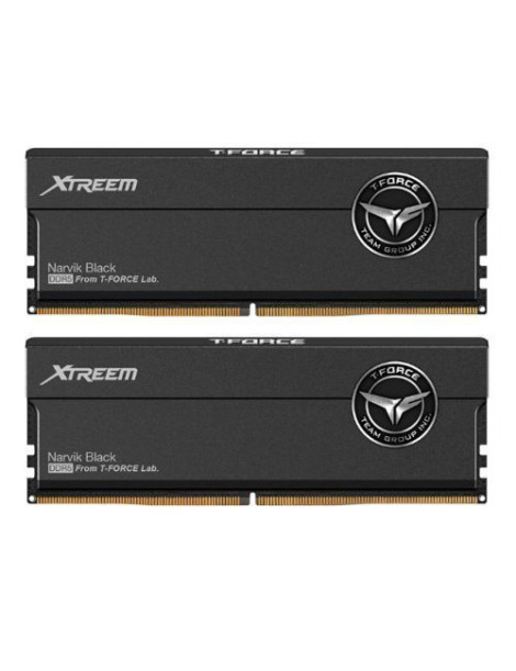 Team T-Force Xtreem 32GB Kit (2 x 16GB)  DDR5  7600MHz (PC5-60800)  CL36  ECC  XMP 3.0  PMIC  DIMM Memory  Black