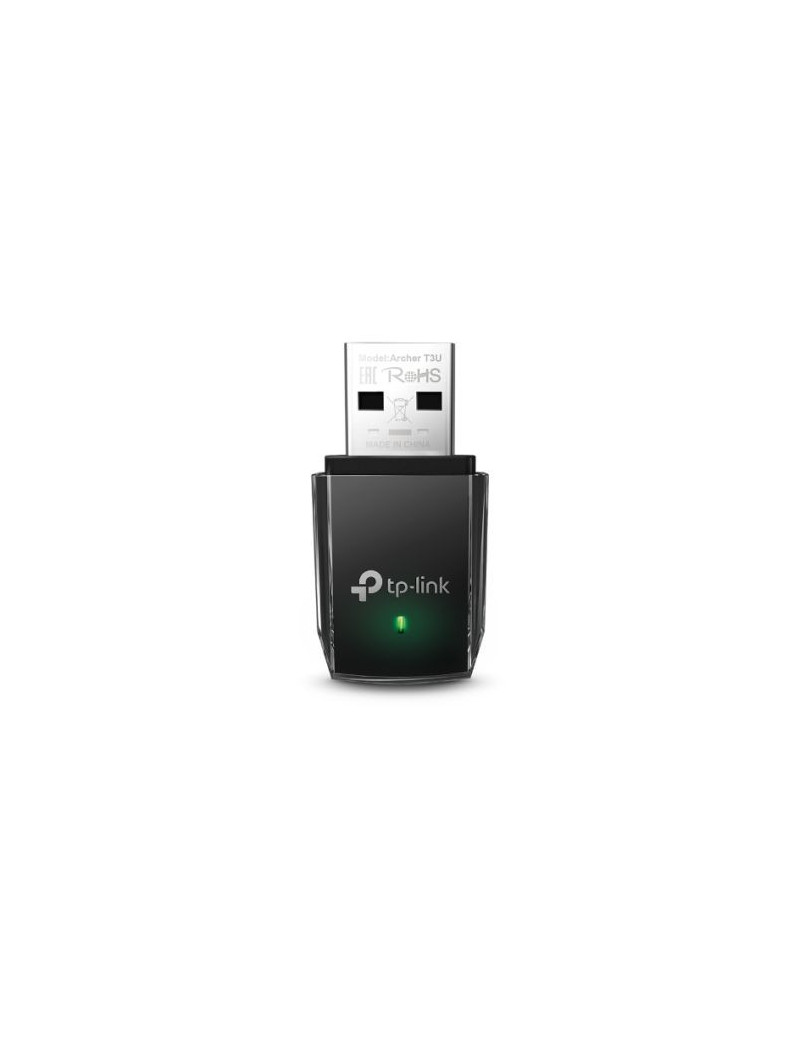 TP-LINK (Archer T3U) AC1300 (867+400) Wireless Dual Band Mini USB Adapter  MU-MIMO  USB3