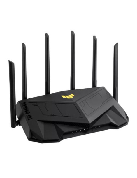 Asus (TUF-AX6000) TUF Gaming AX6000 Dual Band Wi-Fi 6 Gaming Router  Gaming Port  2x 2.5G Ports  USB  AiMesh  AiProtection Pro  RGB