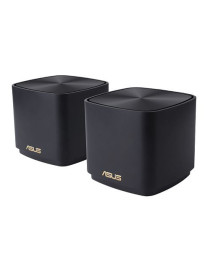 Asus (ZenWiFi XD4 Plus) AX1800 Dual Band Mesh Wi-Fi 6 System  2 Pack  AiMesh  AiProtection  Wall Mountable  Black