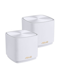 Asus (ZenWiFi XD4 Plus) AX1800 Dual Band Mesh Wi-Fi 6 System  2 Pack  AiMesh  AiProtection  Wall Mountable  White