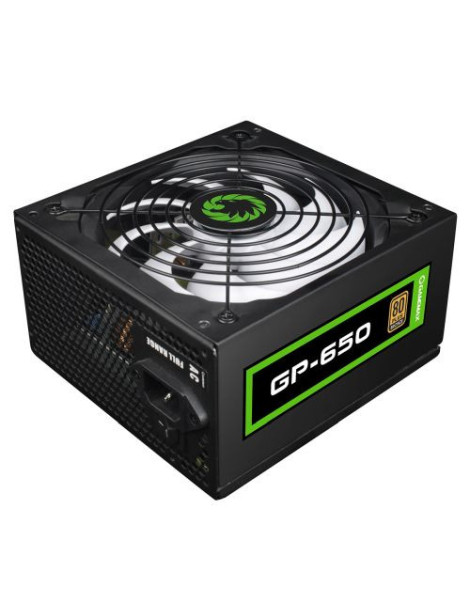 GameMax 650W GP650 Performance PSU  Fully Wired  14cm Fan  80+ Bronze  Black Mesh Cables  Power Lead Not Included