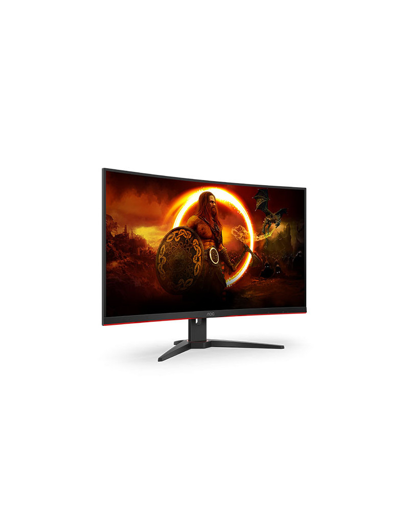 AOC 31.5“ 3-Side Frameless Curved Gaming Monitor (C32G2ZE/BK)  1920 x 1080  1ms  2 HDMI  DP  240Hz  6 Game Modes  VESA