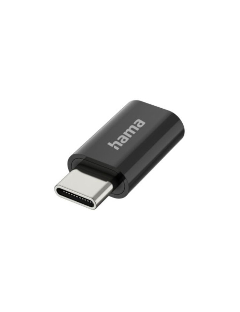 Hama USB 2.0 OTG Adapter  USB-C Male to Micro USB Female  480Mbps  *Eco-Friendly Packaging*