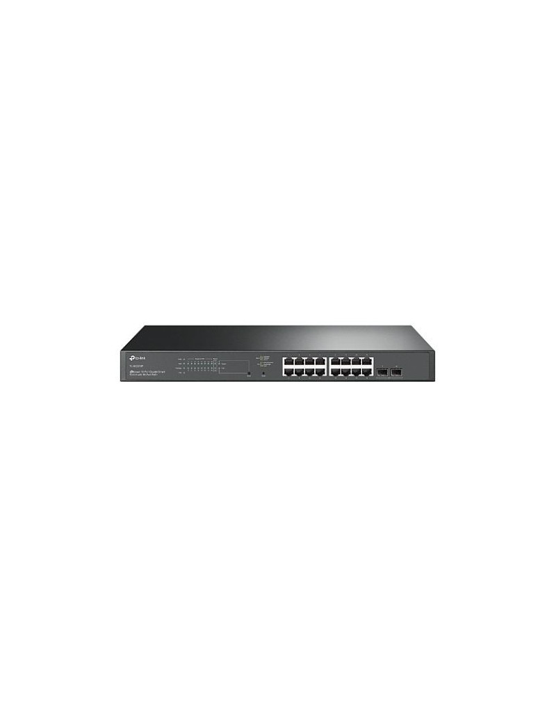 TP-LINK (TL-SG2218P) JetStream 18-Port Gigabit Smart Switch w/ 16-Port PoE+  2x SFP  IPv6  Centralised Management