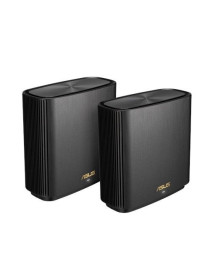 Asus (ZenWiFi AX XT8 V2) AX6600 Wireless Tri-Band Cable Wi-Fi 6 Routers  2 Pack  USB 3.1 Gen1  2.5G WAN  AiMesh Tech