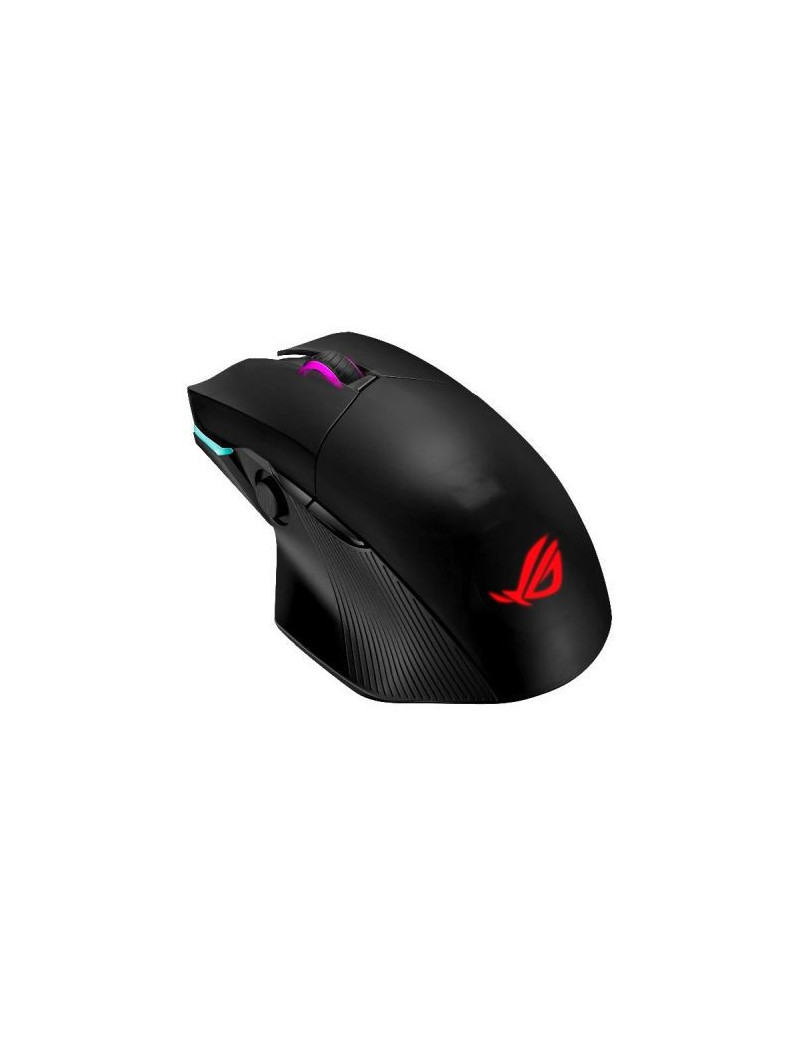 Asus ROG Chakram Gaming Mouse with Qi Charging  Wired/Wireless/Bluetooth  16000 DPI  Programmable Joystick  RGB Lighting