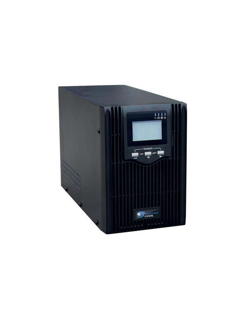 Powercool 2000VA Smart UPS  1600W  LCD Display  2x UK Plug  2x RJ45  3x IEC  USB