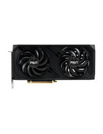 Palit RTX4070 DUAL OC  PCIe4  12GB DDR6X  HDMI  3 DP  2550MHz Clock  Overclocked  RGB Lighting