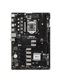 Asrock Q270 PRO BTC+ Mining Board  Intel Q270  1151  ATX  DDR4  HDMI  1x PCIe 3.0 x16  12x PCIe 3.0 x1  M.2  Power On/Reset Button