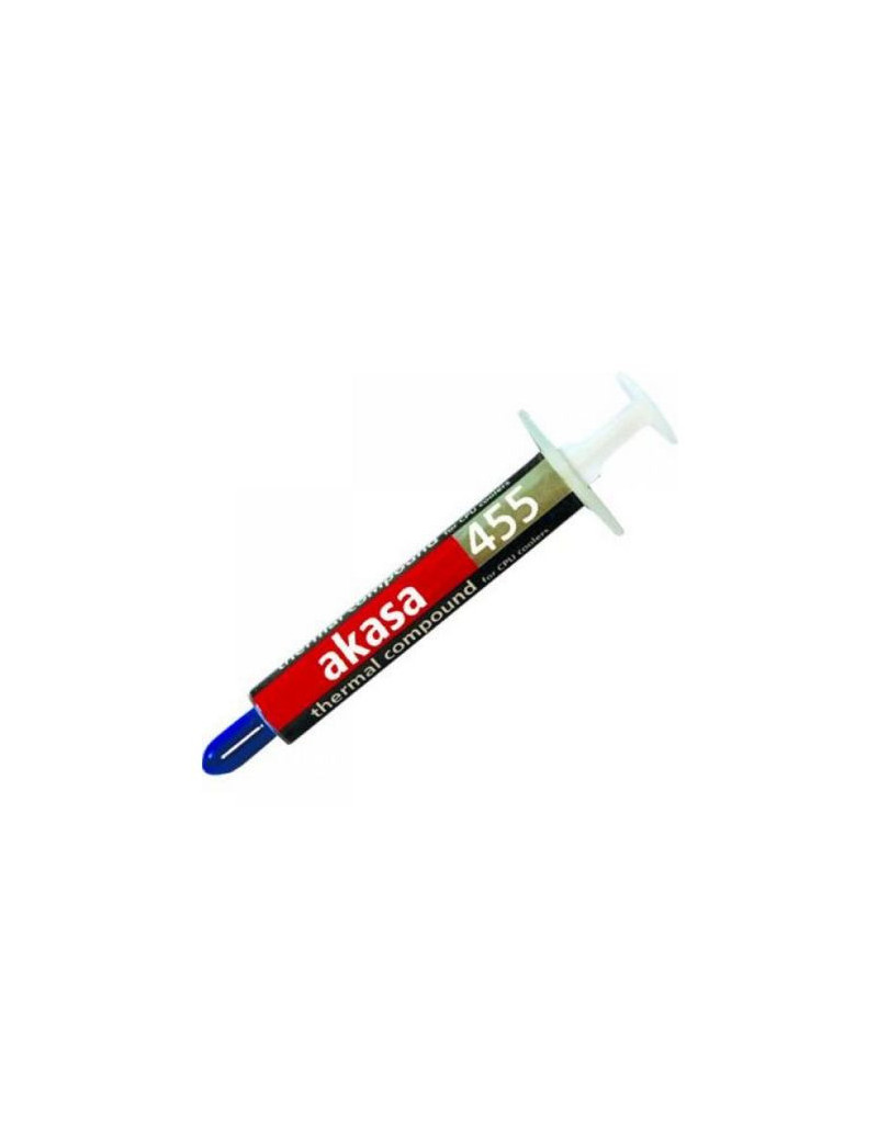 Akasa AK-455 Heat Paste  0.87ml (1.5g) with Syringe  Hi-performance  2.4 W/mK  OEM - No Spreader or Manual