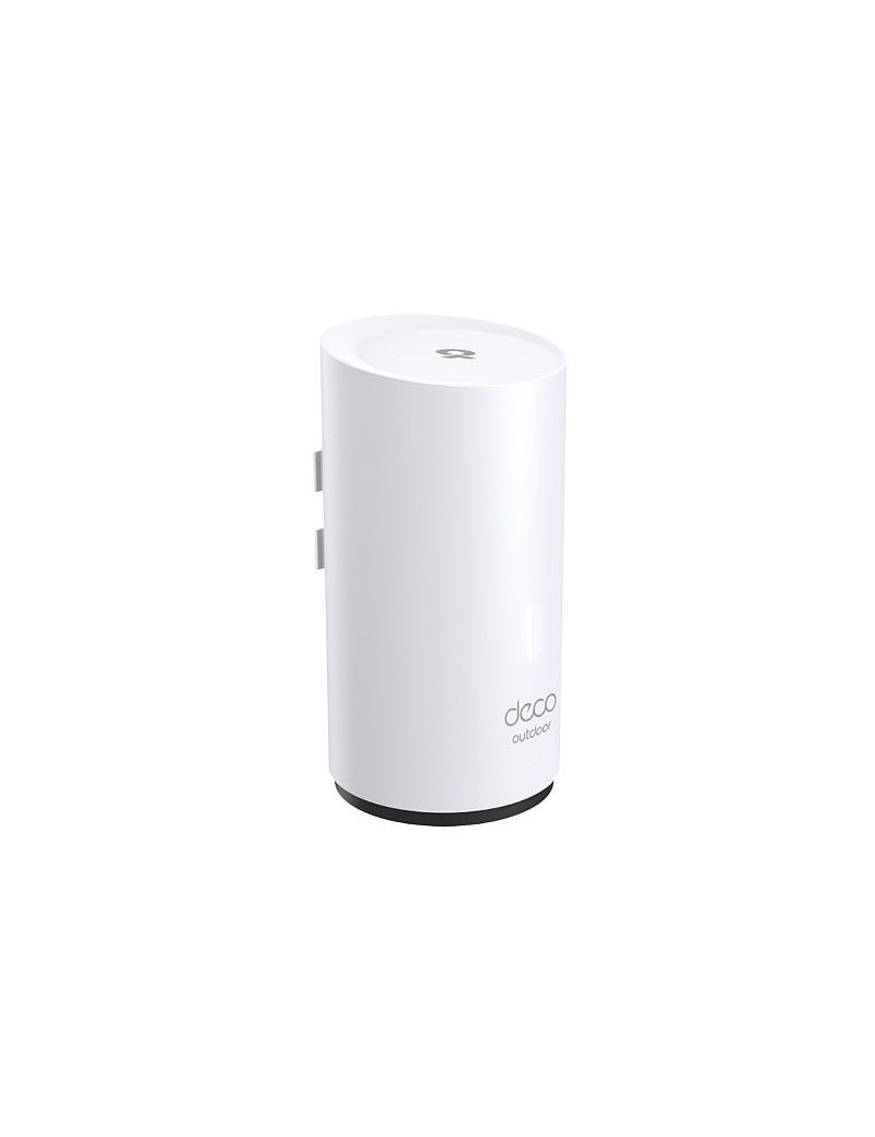 TP-LINK (DECO X50-OUTDOOR) AX3000 Outdoor/Indoor Dual Band Mesh Wi-Fi 6 System w/ PoE  Single Unit  Multi Mount Options  TP-Link HomeShield