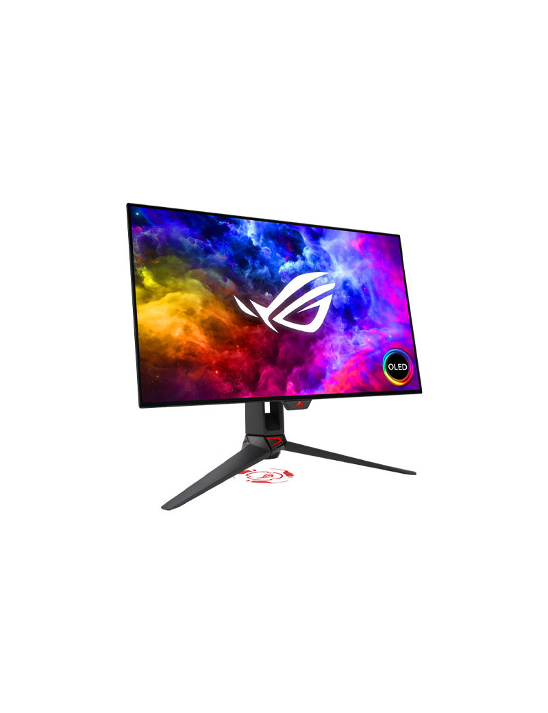 Asus 26.5“ ROG Swift OLED 1440P HDR Gaming Monitor (PG27AQDM)  2560 x 1440  0.03ms  USB  240Hz  Heatsink  DisplayWidget  RGB Lighting  VESA