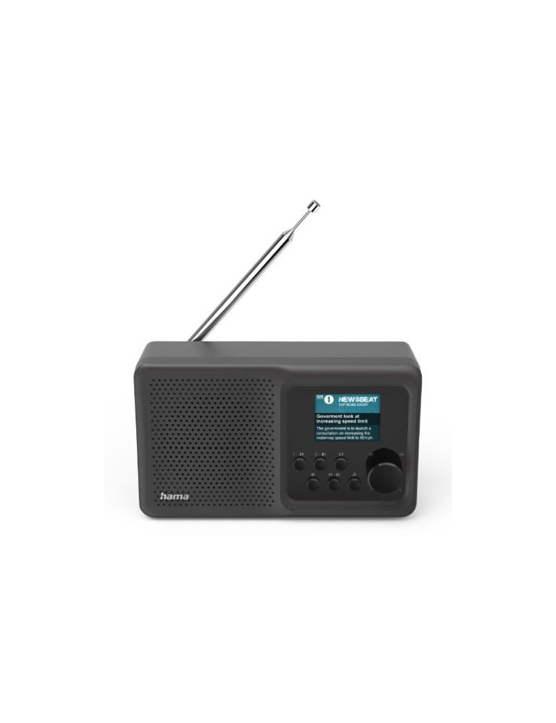 Hama DR5BT Digital Radio  FM/DAB/DAB+  Bluetooth  USB  Rechargeable Battery