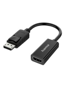 Hama DisplayPort Male to HDMI Female Converter  Ultra-HD 4K  Black