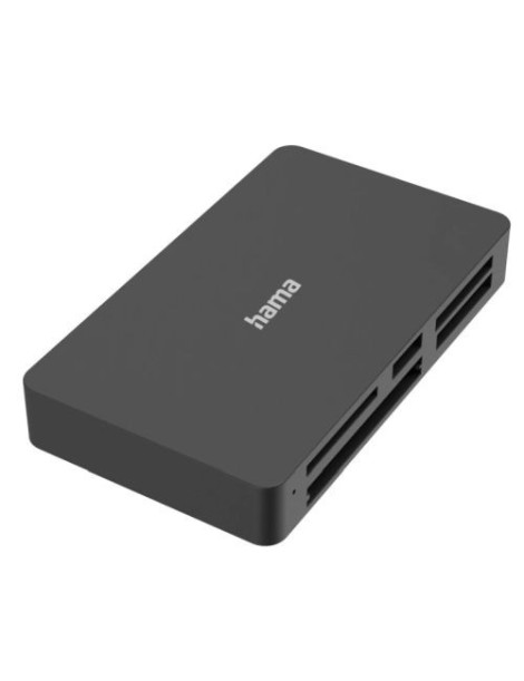 Hama External All in One USB 3.0 Card Reader  Black  USB Powered