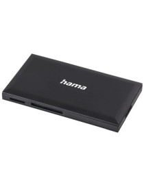 Hama External USB 3.0 Multi-Card Reader  SD/microSD/CF/MS  Black  USB Powered