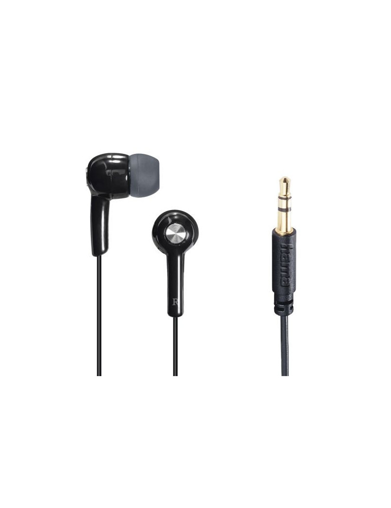 Hama (Gloss) In-Ear Headphones  3.5mm Jack  No Mic  Black