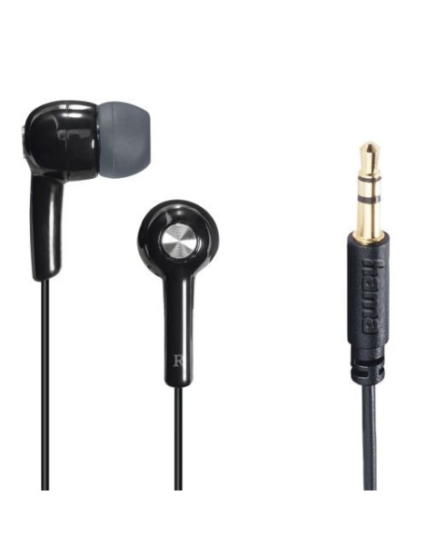 Hama (Gloss) In-Ear Headphones  3.5mm Jack  No Mic  Black