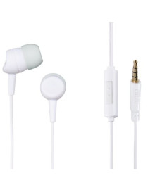 Hama (Kooky) In-Ear Earset  3.5mm Jack  Inline Microphone  Answer Button  Cable Kink Protection  White