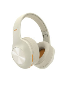 Hama (Spirit Calypso) Bluetooth Headset w/ Mic  Bass Boost  Foldable  Passive Noise Suppression  Up to 38hrs Battery  Beige