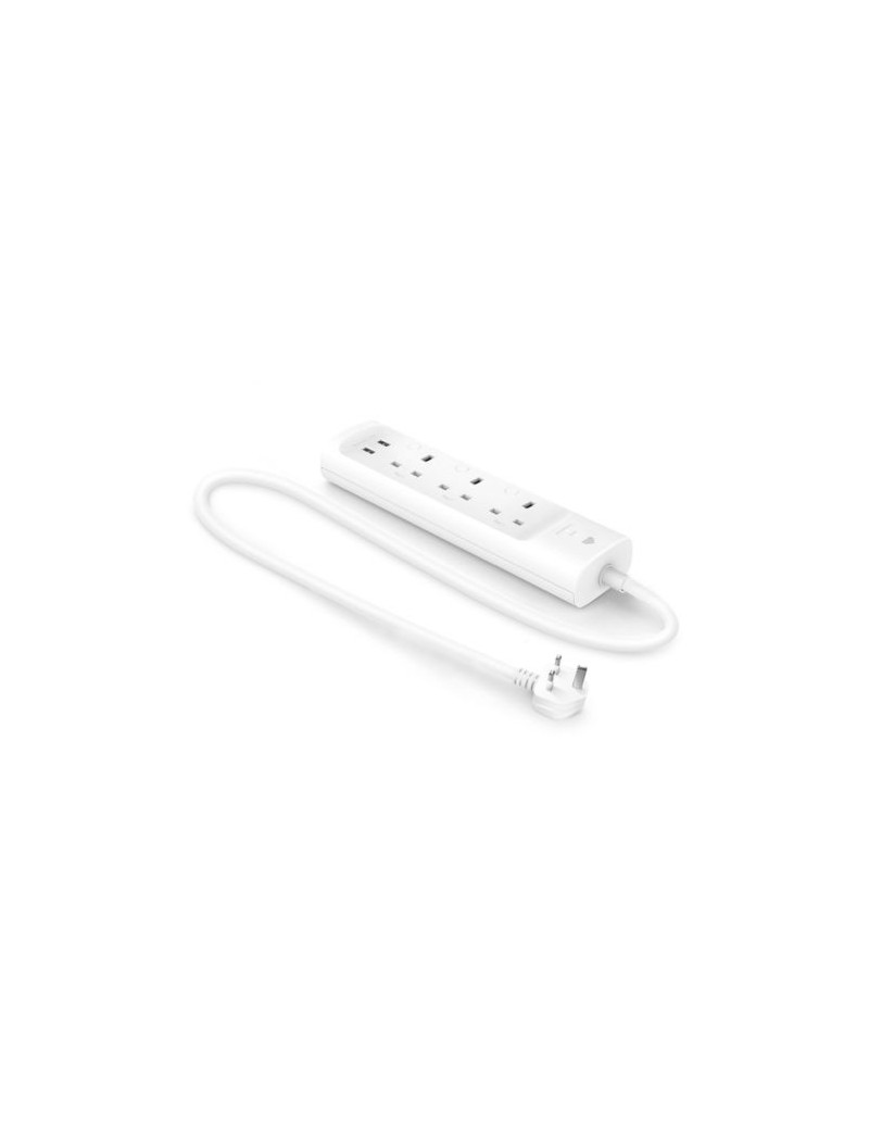 TP-LINK (KP303) Kasa Smart Wi-Fi Power Strip  3 Outlets  2 USB  App/Voice Control  Surge Protection