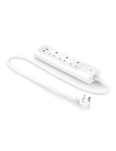 TP-LINK (KP303) Kasa Smart Wi-Fi Power Strip  3 Outlets  2 USB  App/Voice Control  Surge Protection