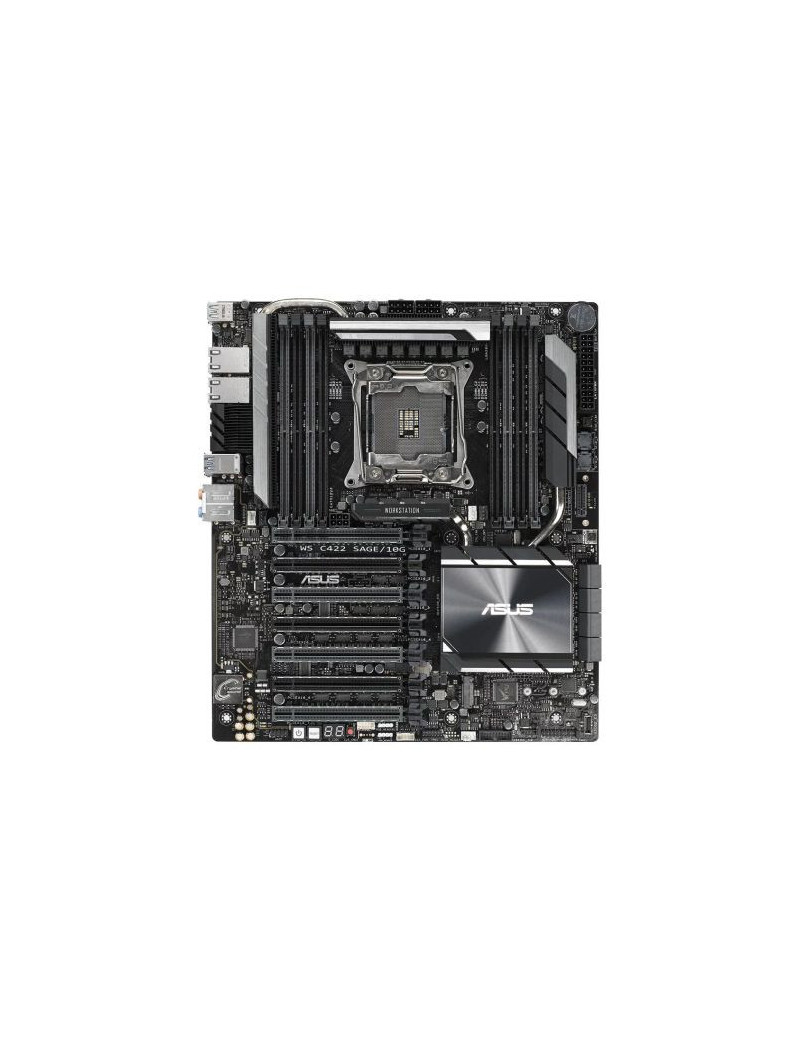 Asus WS C422 SAGE/10G  Workstation  Intel C422  2066  CEB  SLI/XFire  Dual 10G LAN  VRM Heatsink  M.2