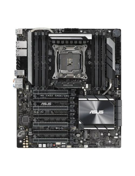 Asus WS C422 SAGE/10G  Workstation  Intel C422  2066  CEB  SLI/XFire  Dual 10G LAN  VRM Heatsink  M.2