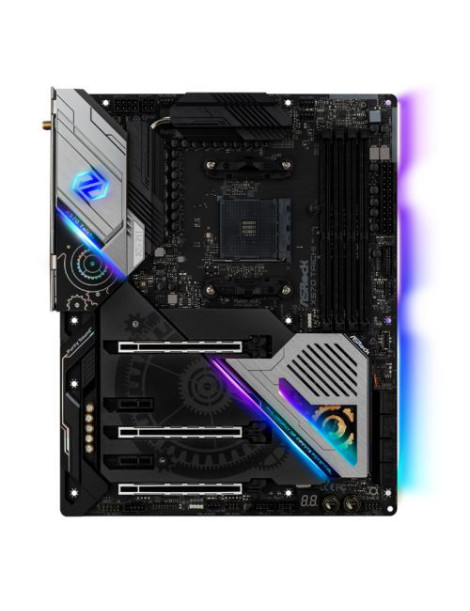 Asrock X570 TAICHI  AMD X570  AM4  ATX  4 DDR4  HDMI  SLI/XFire  Wi-Fi  PCIe4  RGB Lighting  M.2