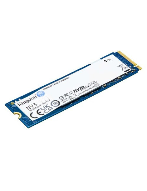 Kingston 1TB NV3 M.2 NVMe Gen4 SSD  M.2 2280  PCIe4  R/W  6000/4000 MB/s