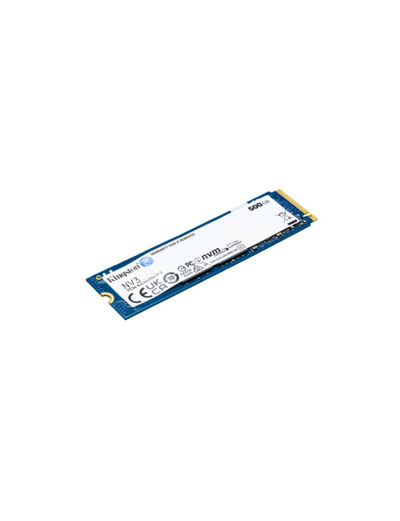 Kingston 500GB NV3 M.2 NVMe Gen4 SSD  M.2 2280  PCIe4  R/W  5000/3000 MB/s