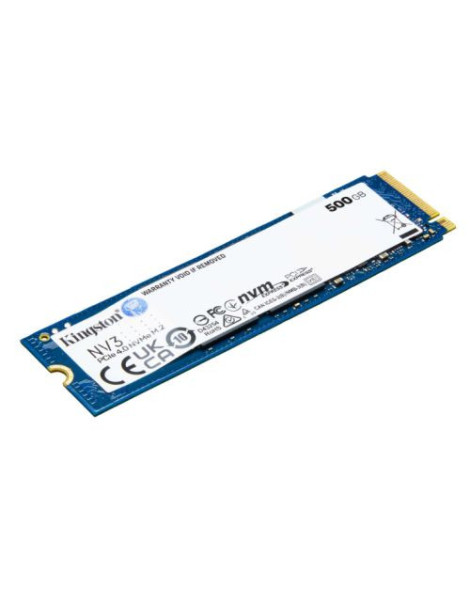 Kingston 500GB NV3 M.2 NVMe Gen4 SSD  M.2 2280  PCIe4  R/W  5000/3000 MB/s