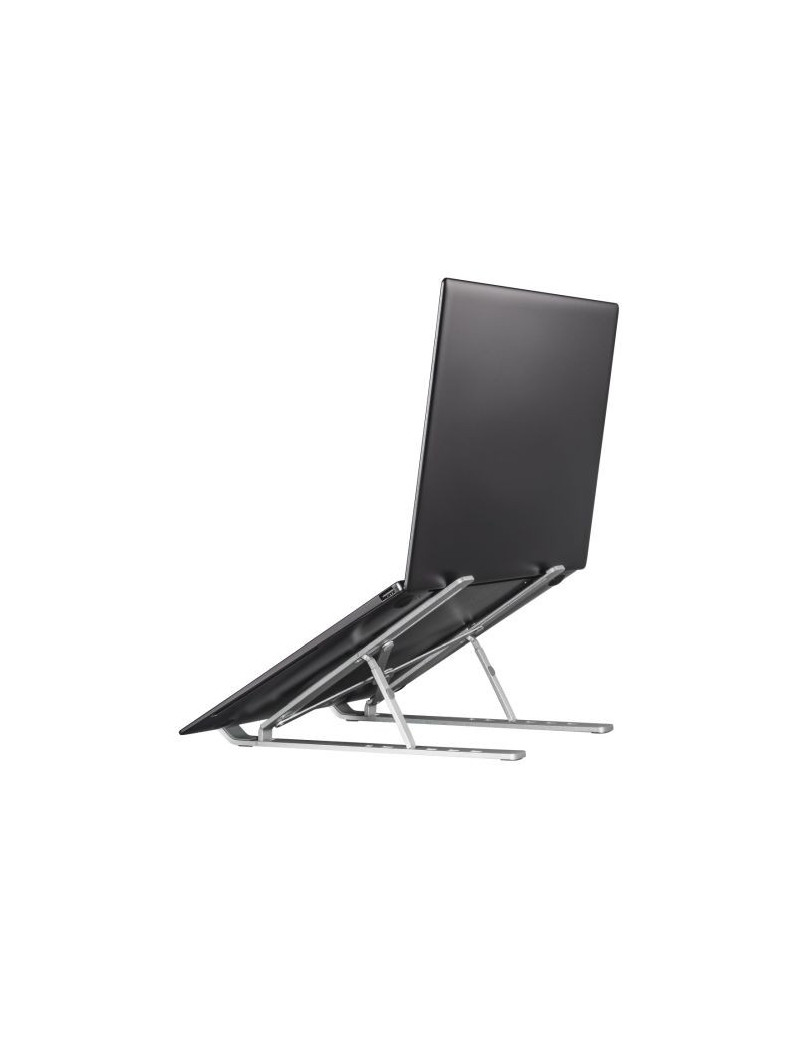 Hama Aluminium Folding Laptop Stand  Adjustable Incline  Laptops up to 15.6“  Carry Pouch