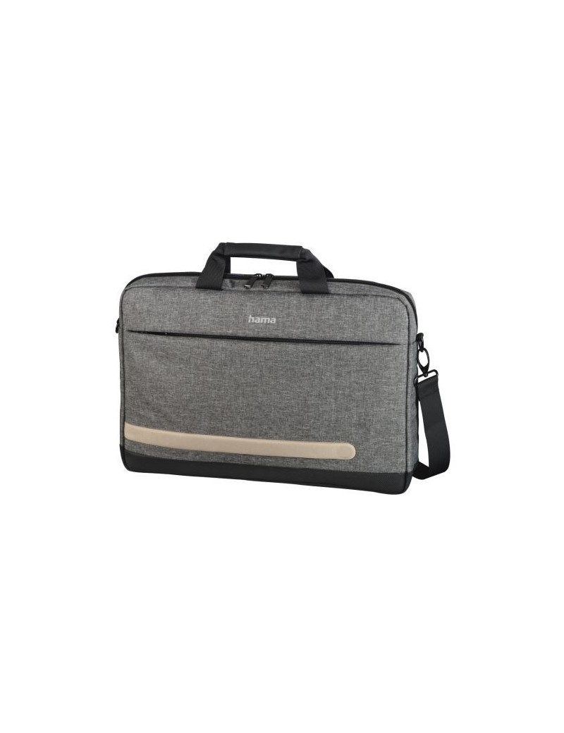 Hama Terra Laptop Bag  Up to 15.6“  Padded Compartment  Spacious Front Pocket  Tablet Pocket  Trolley Strap  Grey