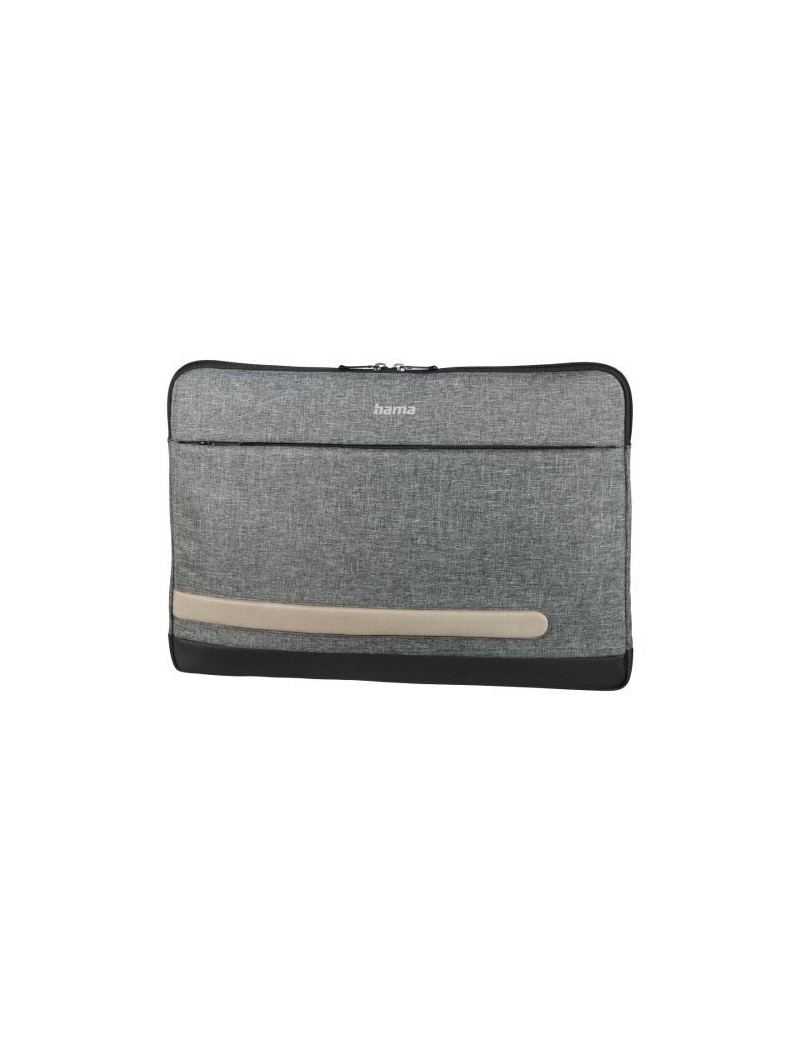 Hama Terra Laptop Sleeve  Up to 15.6“  Padded Compartment  Front Pocket  Grey