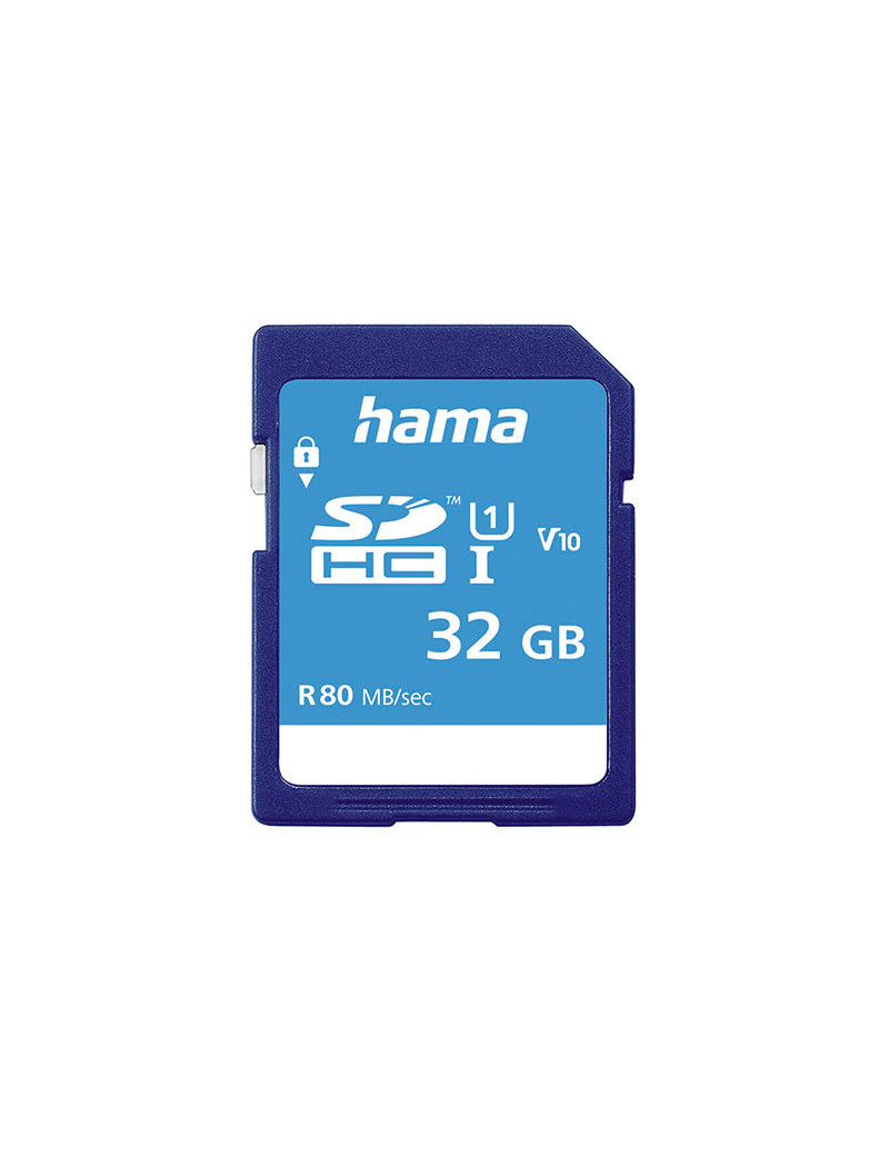 Hama 32GB SDHC Card  UHS-I Class 10  80MB/s