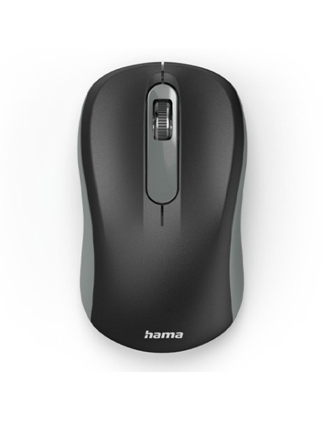 Hama AMW-200 Wireless Optical Mouse  3 Buttons  USB Nano Receiver  	Black/Grey