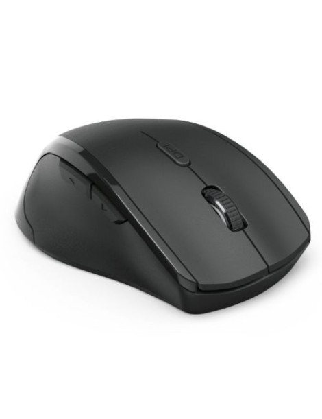 Hama Riano Left-Handed Wireless Optical Mouse  6 Buttons  800-1600 DPI  Black