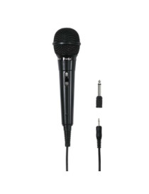 Hama DM 20 Dynamic Microphone  3.5mm Jack (6.35mm Adapter)  2.5 Metre Cable