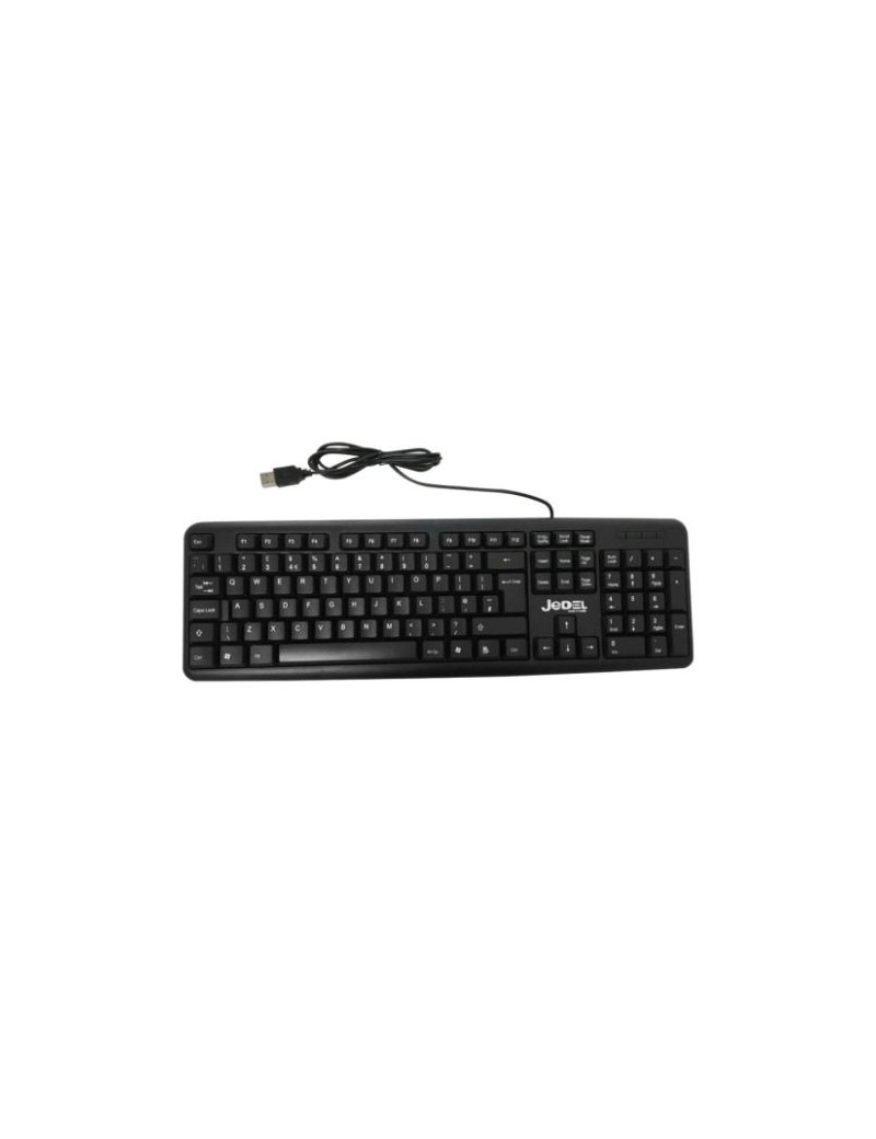 Jedel K11 Wired Keyboard  USB  Low Profile  Spill Resistant  Quiet Keys