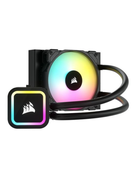 Corsair H60X RGB ELITE V2 120mm Liquid CPU Cooler  12cm SP RGB ELITE Fan  RGB Pump Head