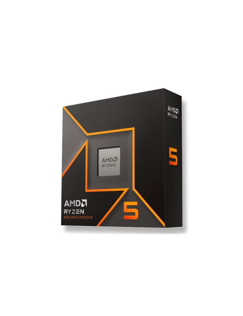 AMD Ryzen 5 9600X CPU  AM5  3.9GHz (5.4 Turbo)  6-Core  65W  38MB Cache  4nm  9th Gen  Radeon Graphics  NO HEATSINK/FAN