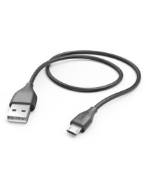 Hama USB-A to Micro USB Quick Charging Cable  USB 2.0  1.5 Metre  Black