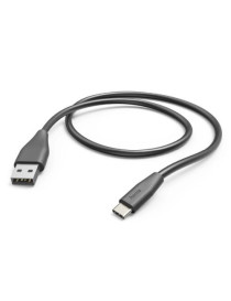 Hama USB-A to USB-C Quick Charging Cable  USB 2.0  1.5 Metre  Black