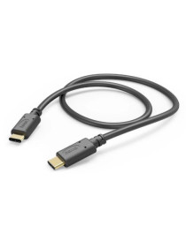 Hama USB-C to USB-C Quick Charging Cable  USB 2.0  1 Metre  Black