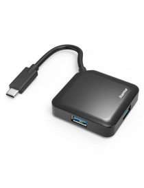 Hama 4-Port USB-C Hub  4x USB-A  USB Powered